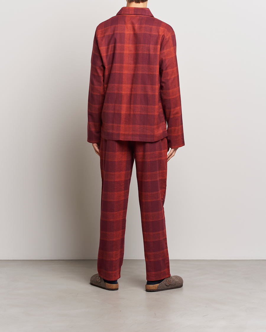 Heren |  | Calvin Klein | Cotton Checked Pyjama Set Red