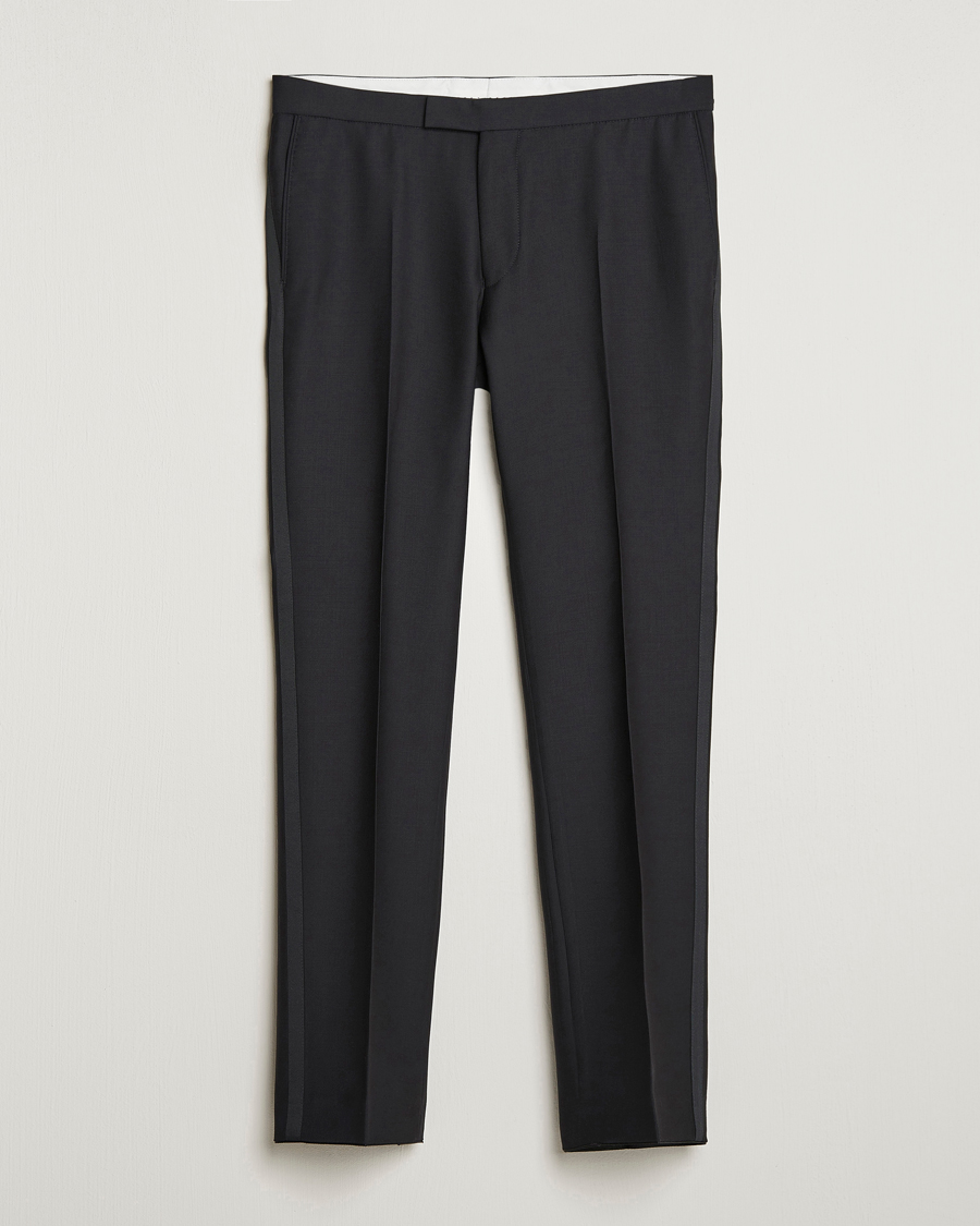 Heren | Broeken | Oscar Jacobson | Duke Wool Trousers Black