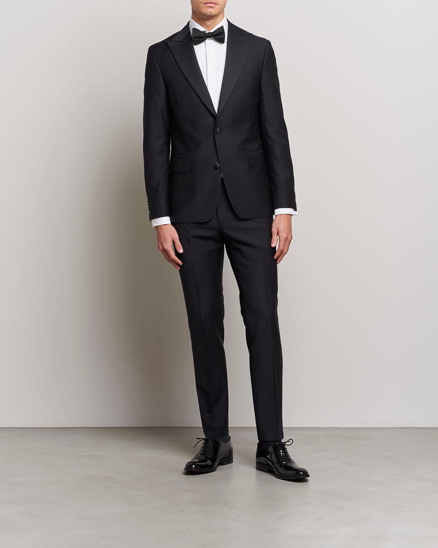 Heren | Broeken | Oscar Jacobson | Duke Wool Trousers Black