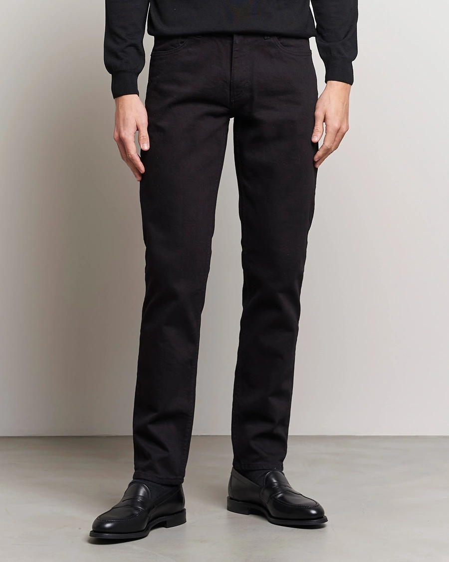 Heren | Jeans | Oscar Jacobson | Albert Cotton Stretch Jeans Black