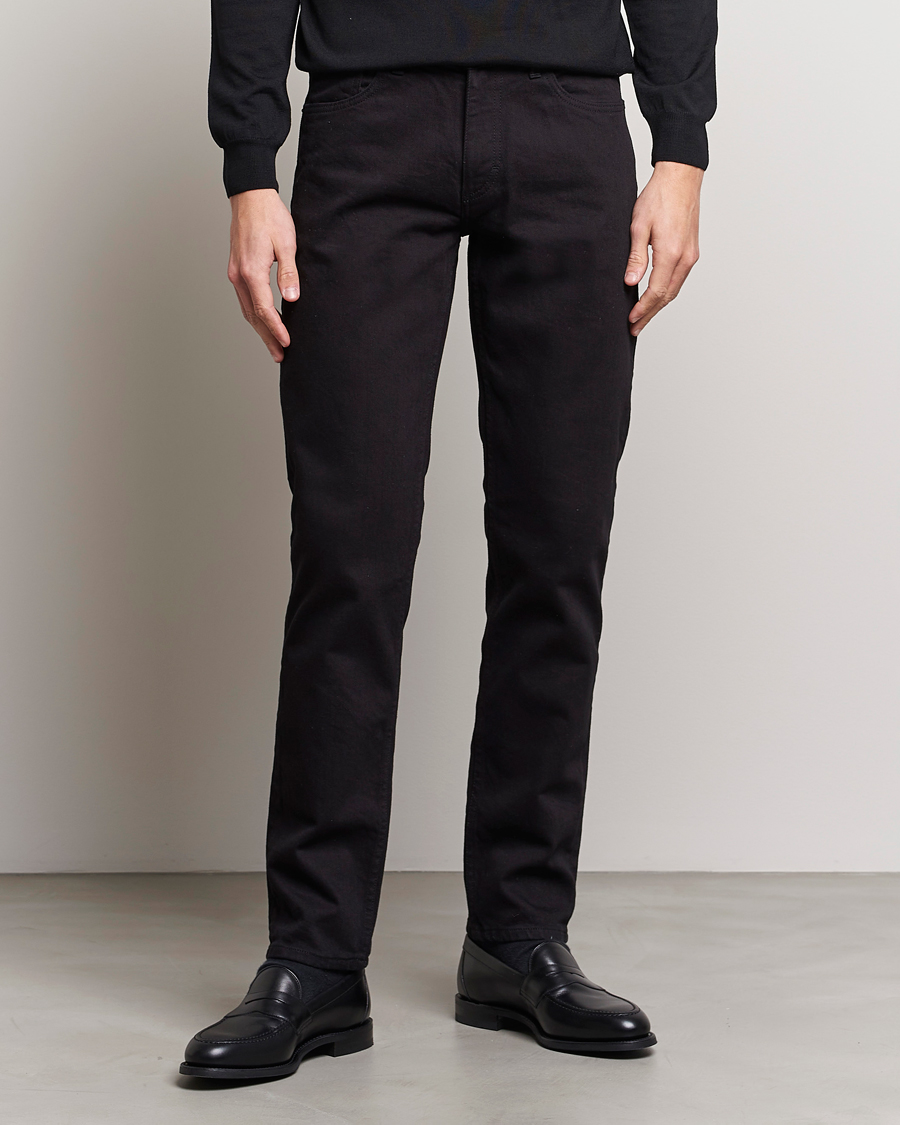 Heren | Oscar Jacobson | Oscar Jacobson | Albert Cotton Stretch Jeans Black