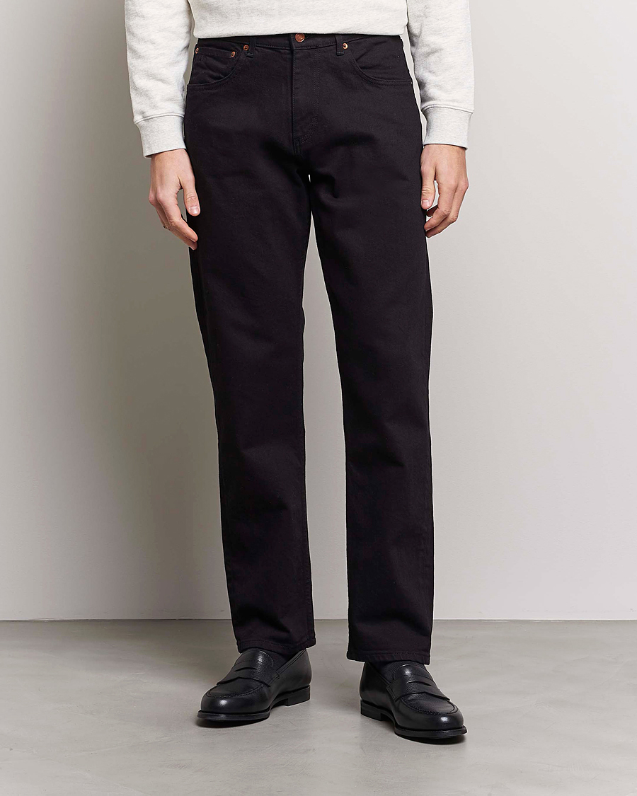 Heren | Zwarte jeans | Oscar Jacobson | Johan Cotton Stretch Jeans Black