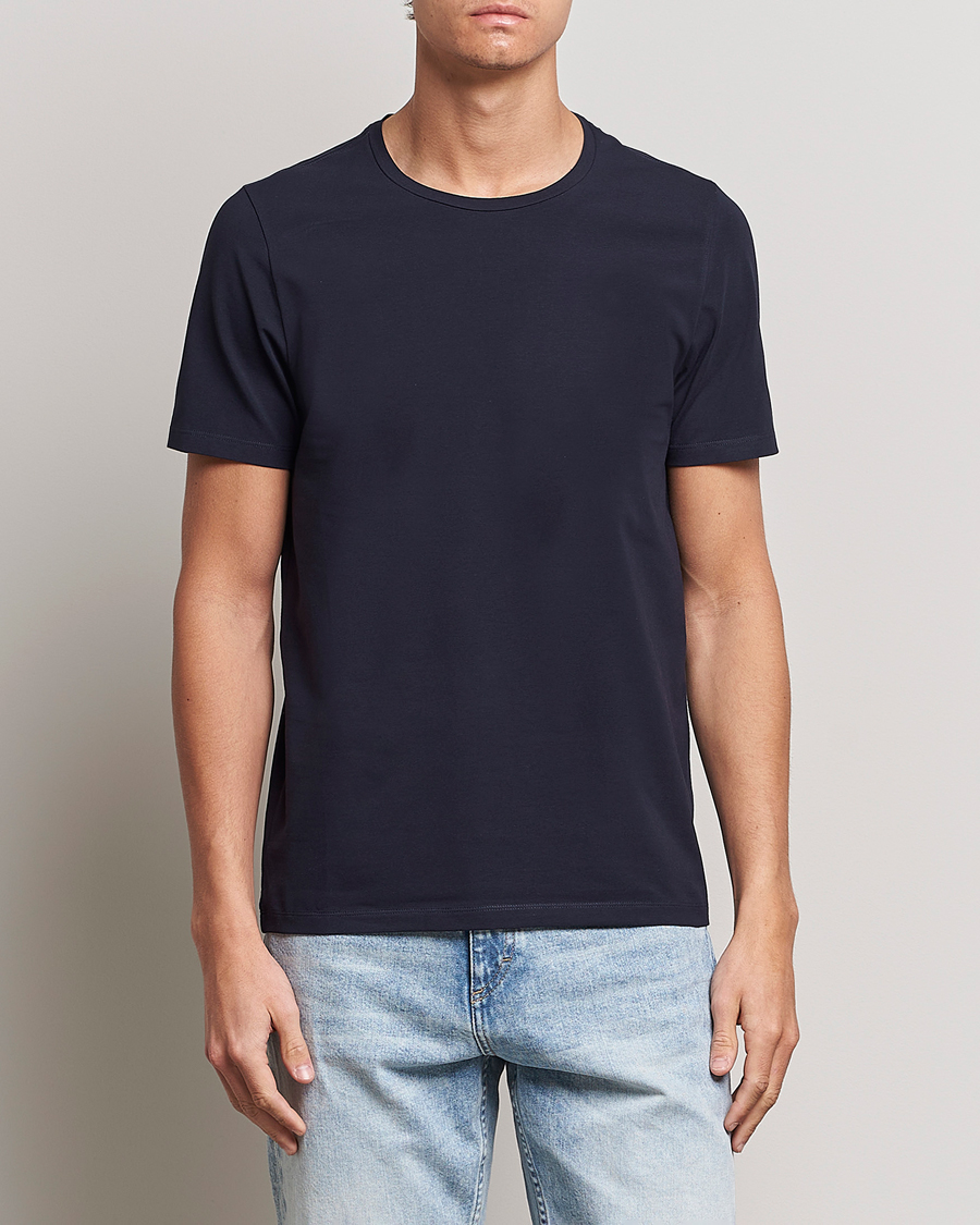 Men |  | Oscar Jacobson | Kyran Cotton T-shirt S-S Navy