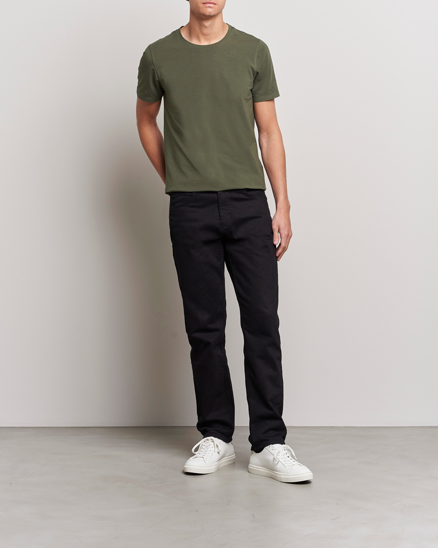 Heren | T-shirts | Oscar Jacobson | Kyran Cotton T-shirt S-S Green