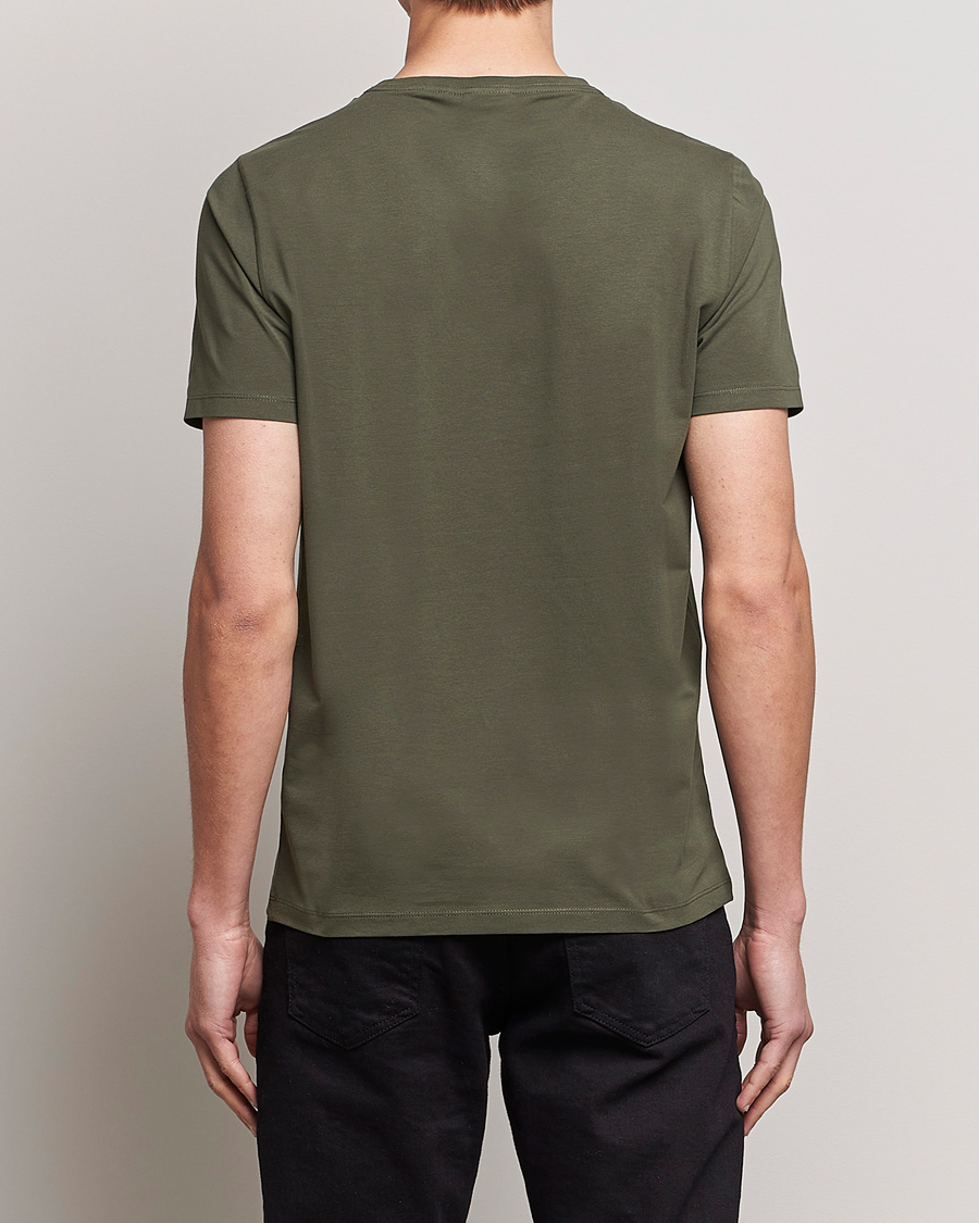 Heren | T-shirts | Oscar Jacobson | Kyran Cotton T-shirt S-S Green