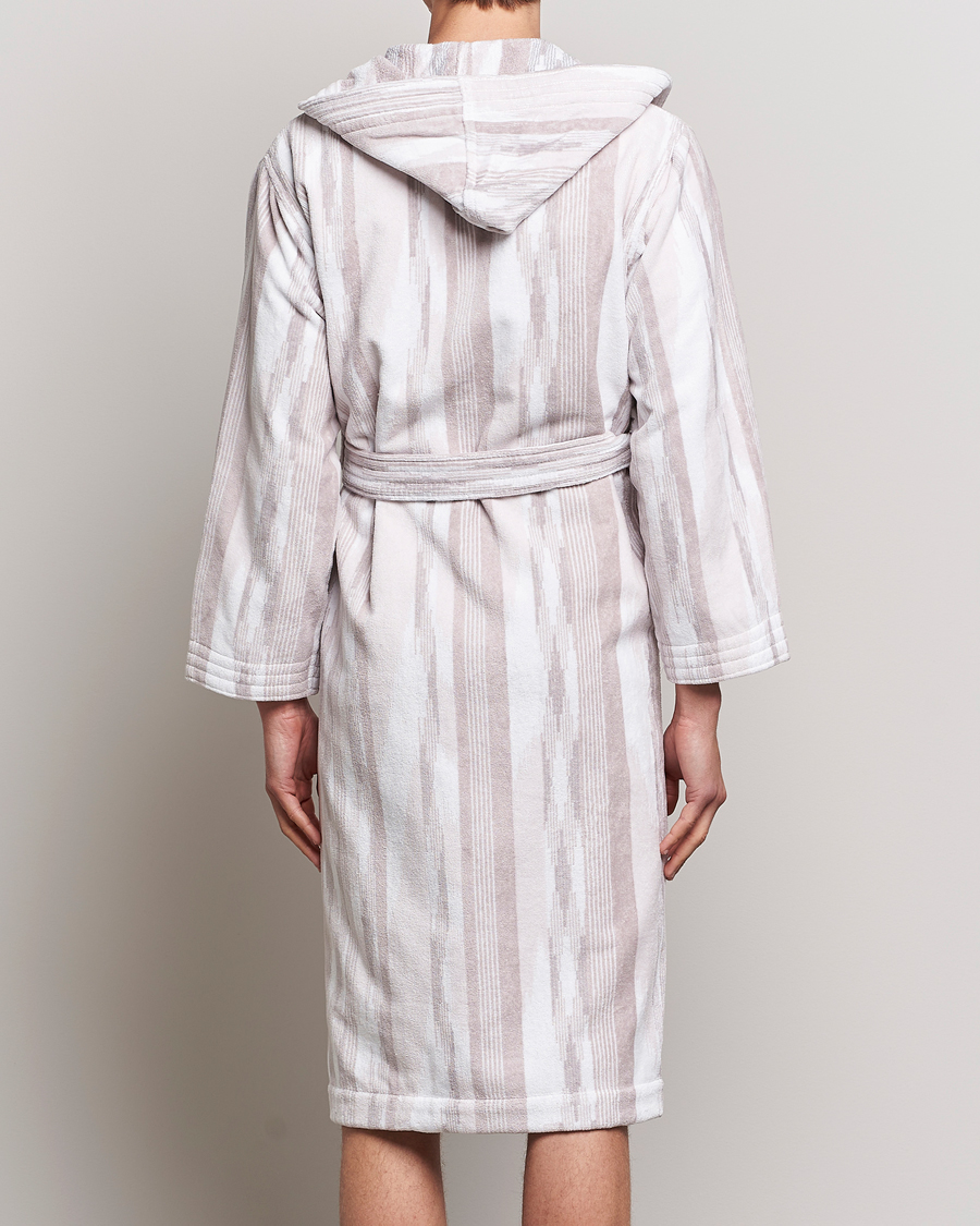 Heren | Pyjama's en gewaden | Missoni Home | Clint Bathrobe Beige/White