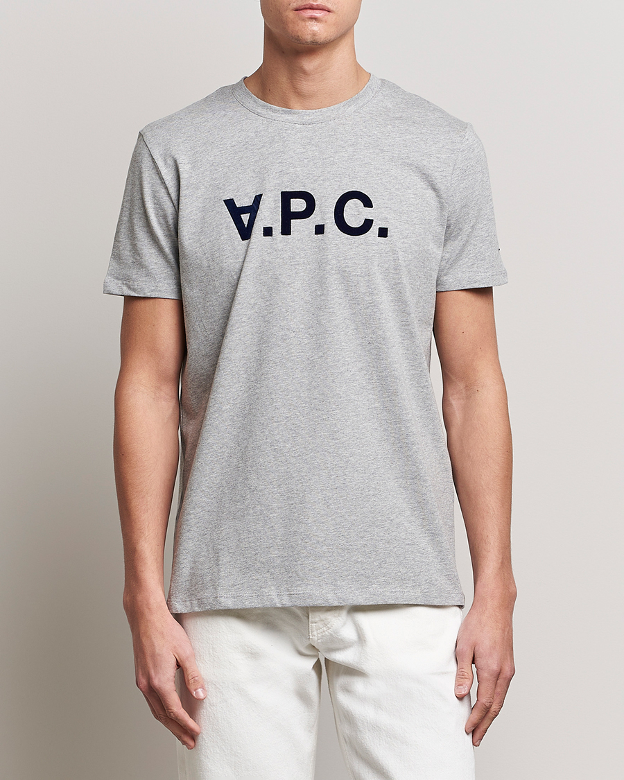 Heren | T-shirts met korte mouwen | A.P.C. | VPC T-Shirt Grey Heather