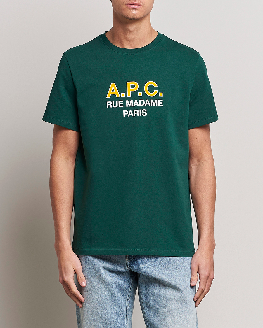 Heren | T-shirts | A.P.C. | Madame T-Shirt Dark Green