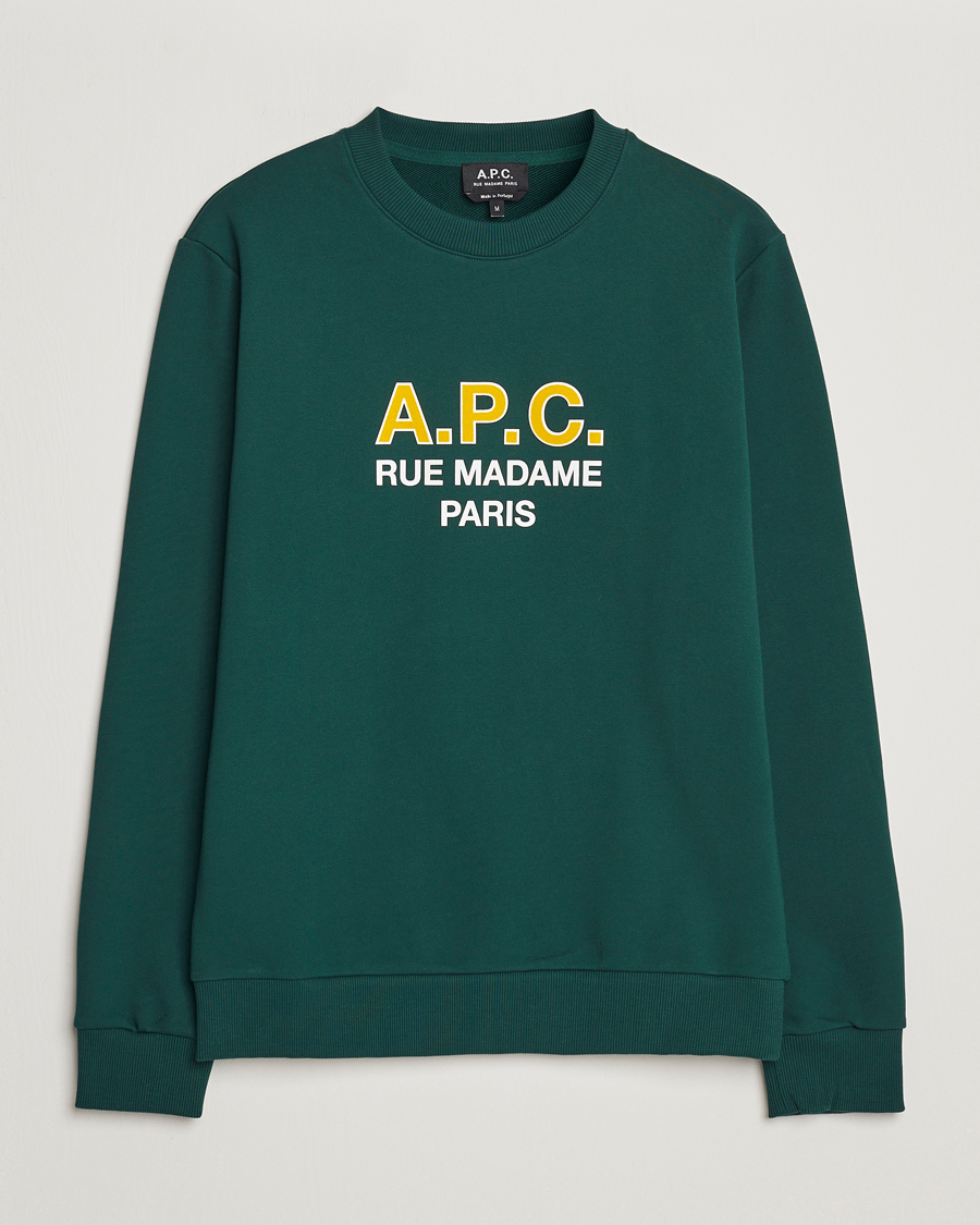 Heren | Truien | A.P.C. | Madame Sweatshirt Dark Green