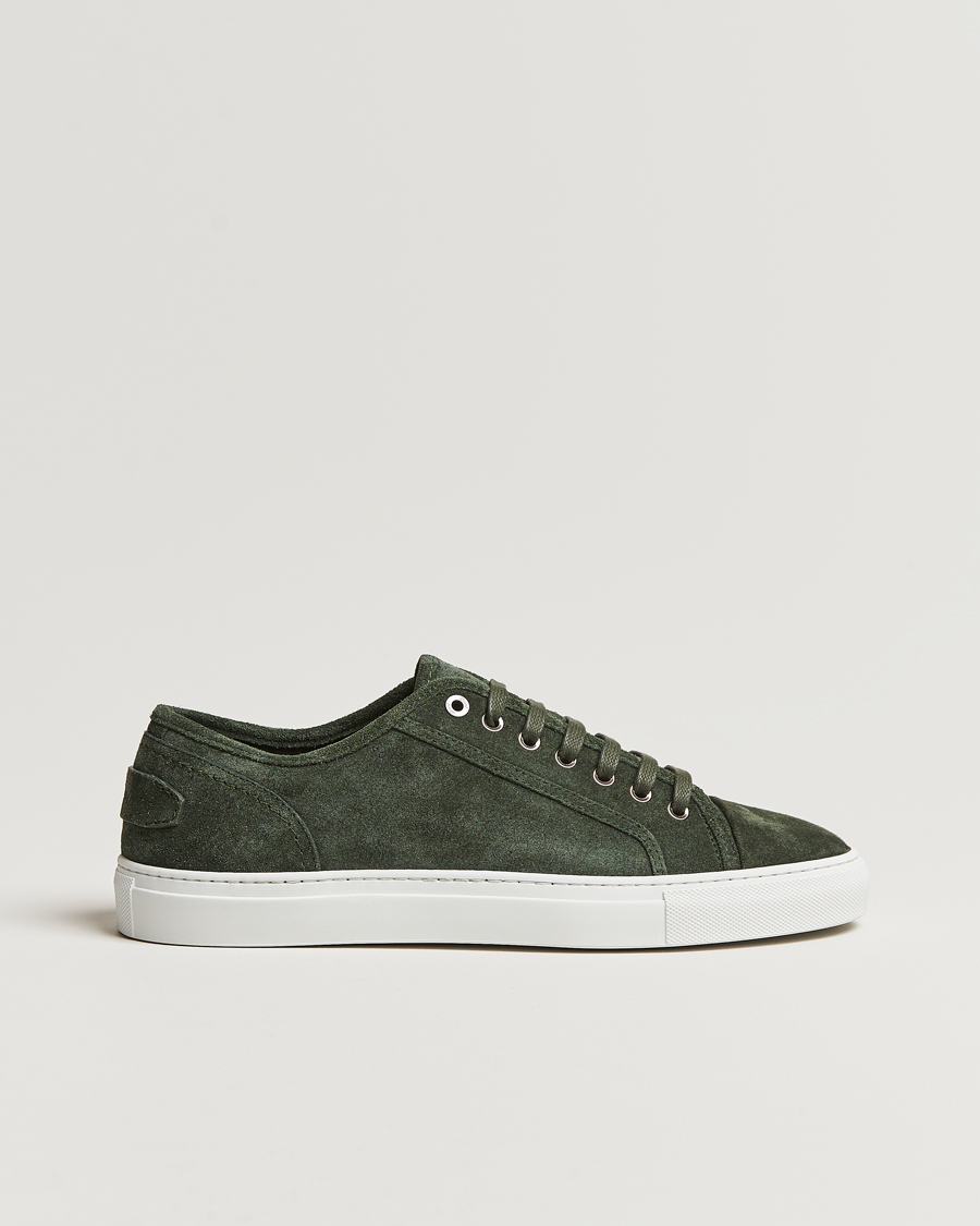 Heren | Brioni | Brioni | Casetta Suede Sneakers Green