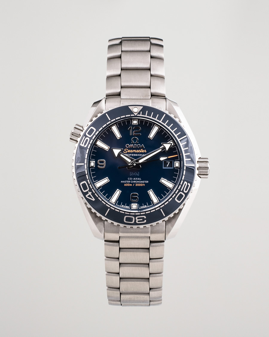 Heren | Omega Pre-Owned Seamaster Planet Ocean Steel Blue | Omega Pre-Owned | Seamaster Planet Ocean Steel Blue
