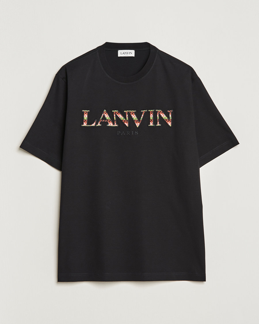Heren | T-shirts | Lanvin | Curb Logo T-Shirt Black