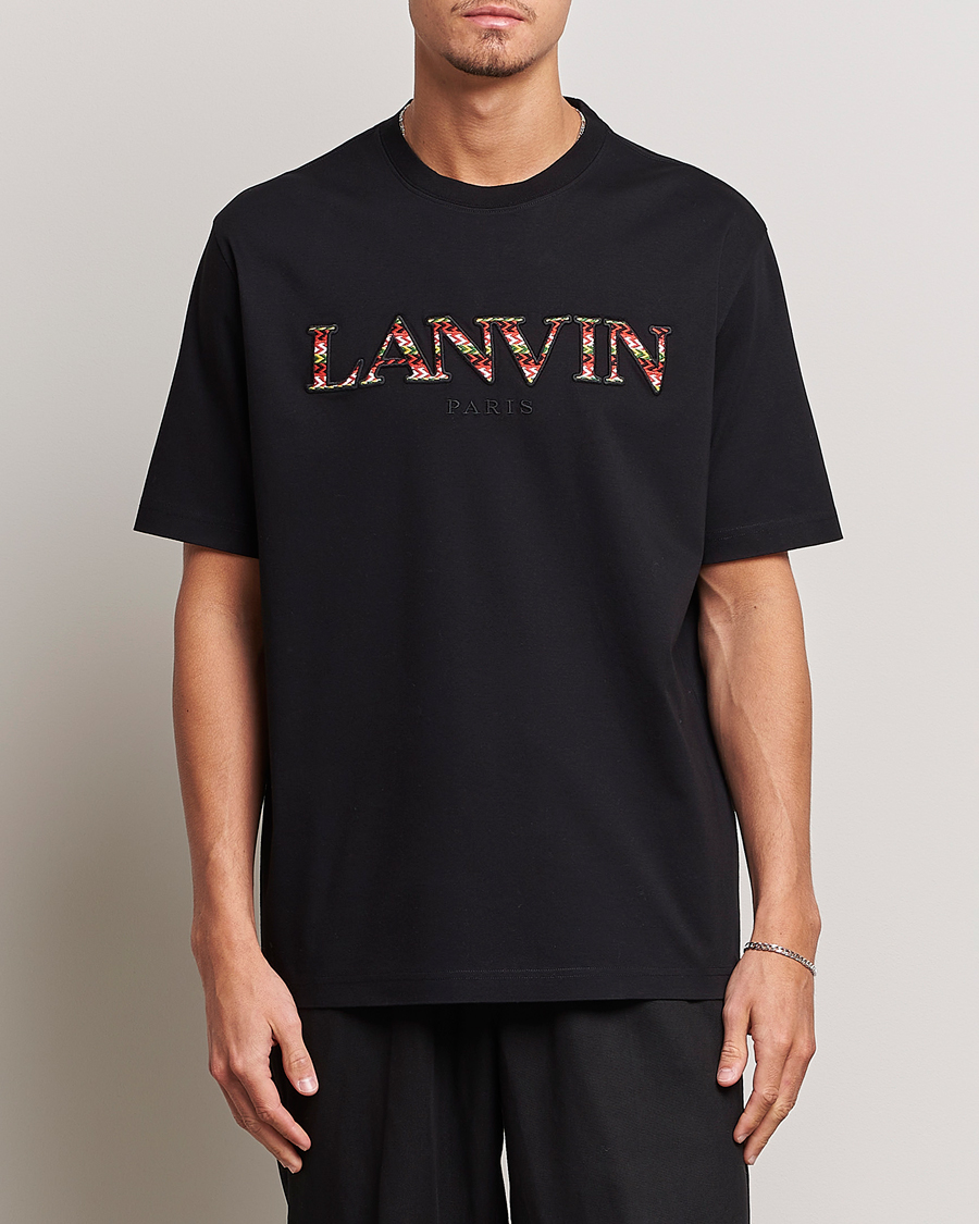 Heren | T-shirts | Lanvin | Curb Logo T-Shirt Black
