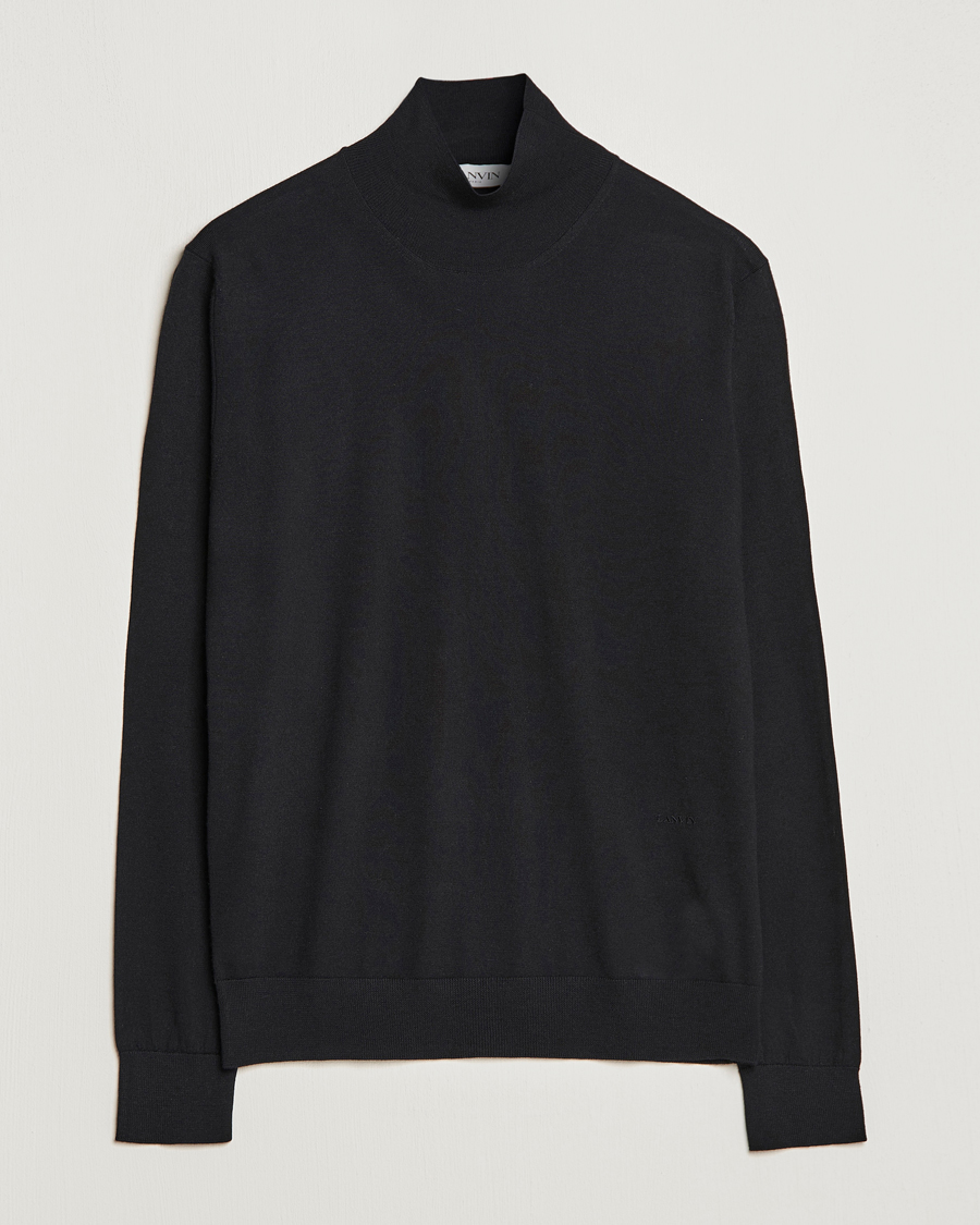 Heren | Truien | Lanvin | Wool/Silk Rollneck Black