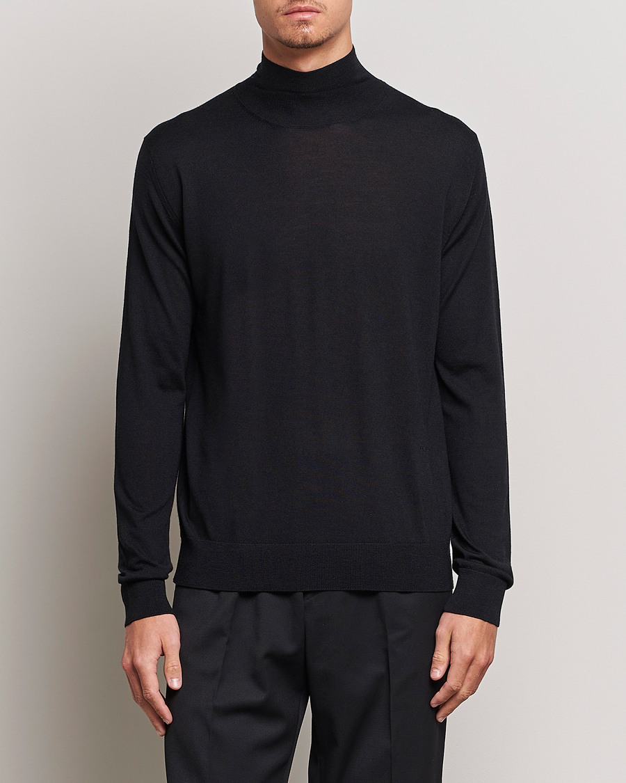 Heren | Truien | Lanvin | Wool/Silk Rollneck Black