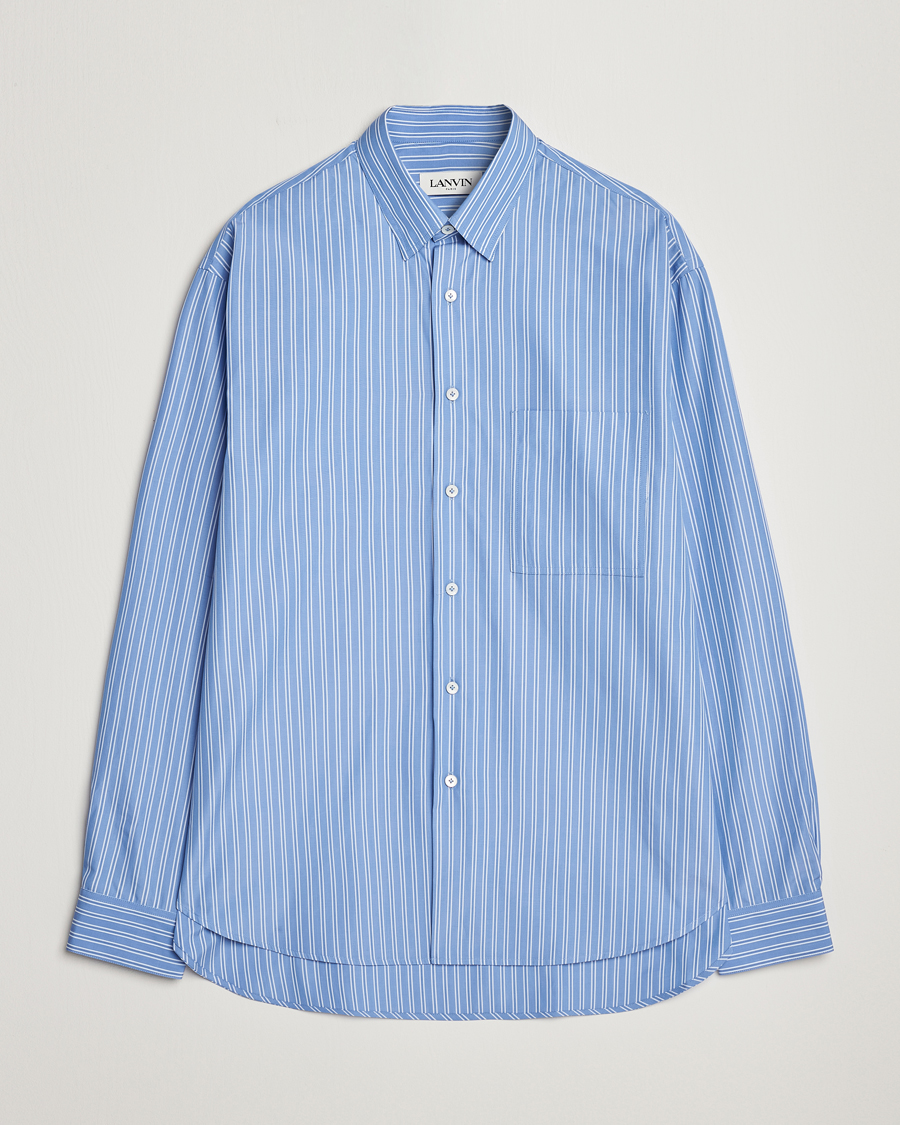 Heren | Overhemden | Lanvin | Oversize Casual Shirt Blue/White