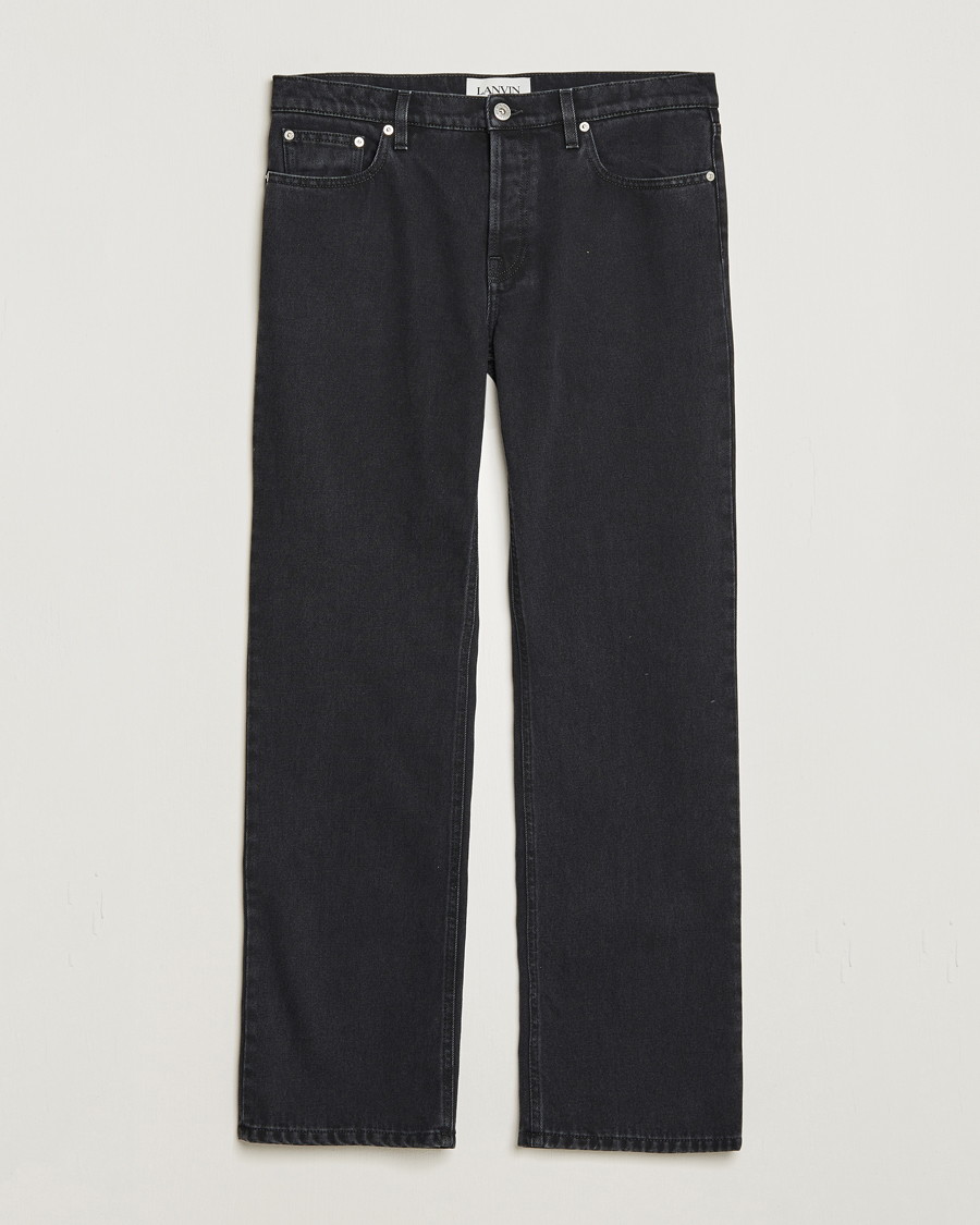 Heren | Jeans | Lanvin | Tailored Denim Pants Black