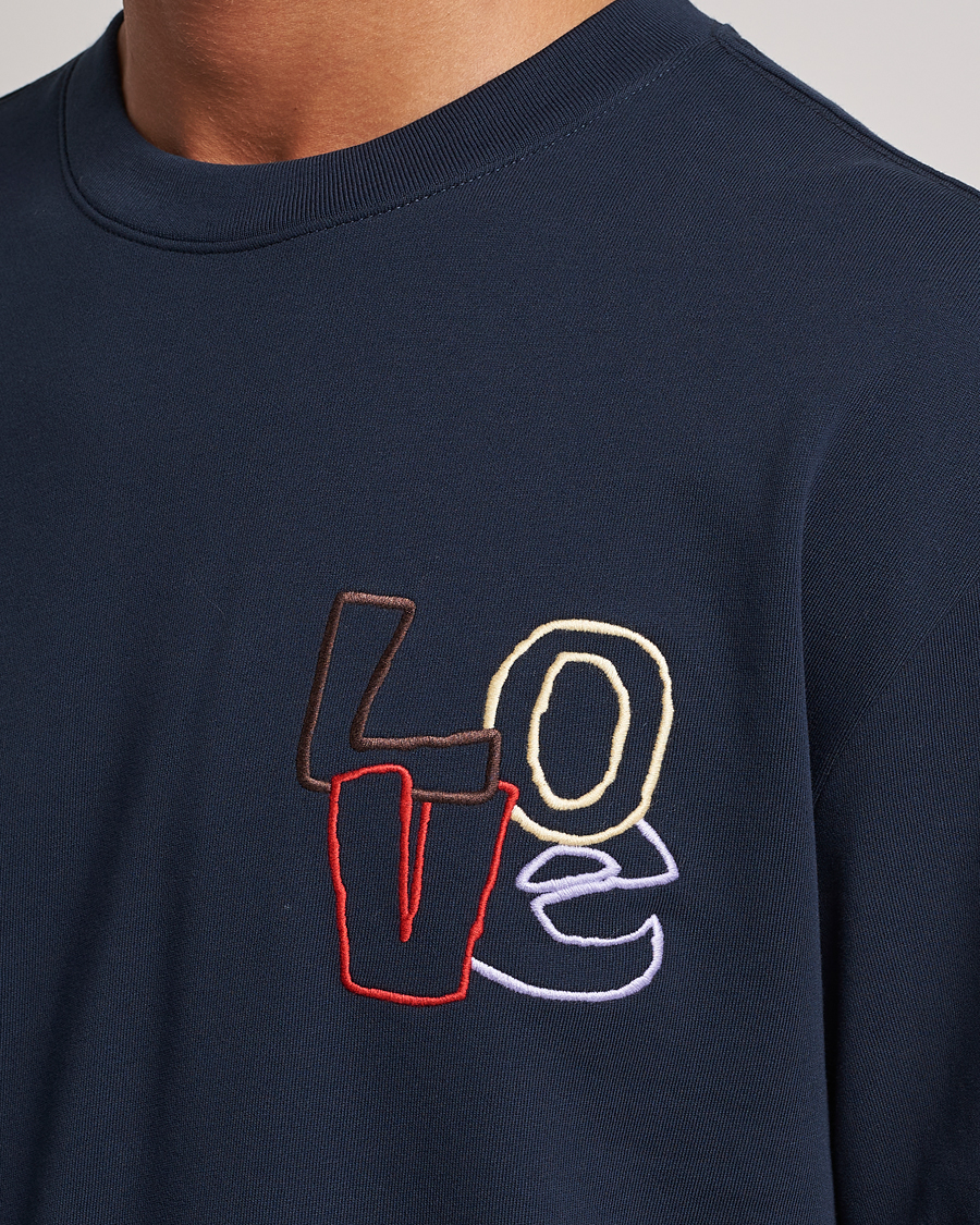 Heren | T-shirts | NN07 | Alan Heavy T-Shirt Navy