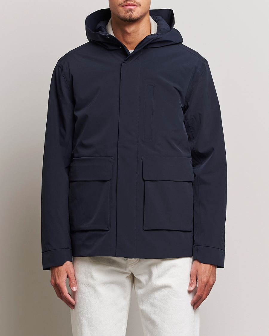 Heren | Sale | NN07 | Greg Primaloft Hooded Jacket Navy