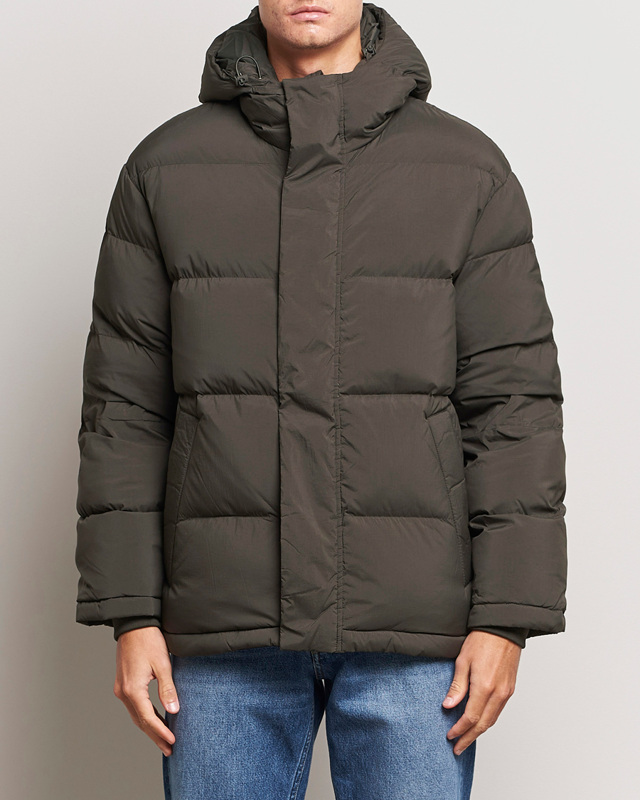 Heren | Jassen | NN07 | Matthew Padded Down Jacket Army Grey