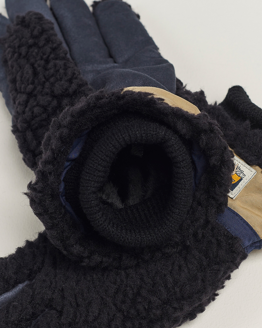 Heren | Accessoires | Elmer by Swany | Sota Wool Teddy Gloves Black
