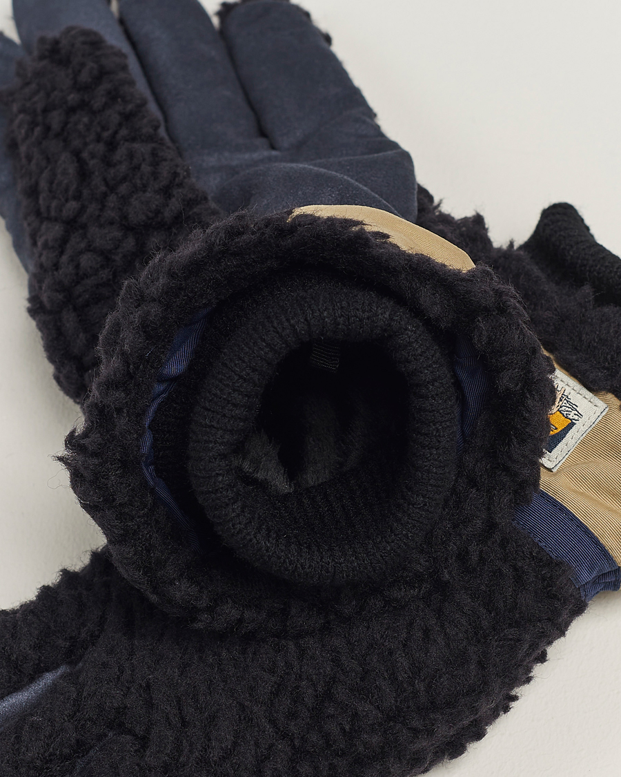 Heren | Handschoenen | Elmer by Swany | Sota Wool Teddy Gloves Black