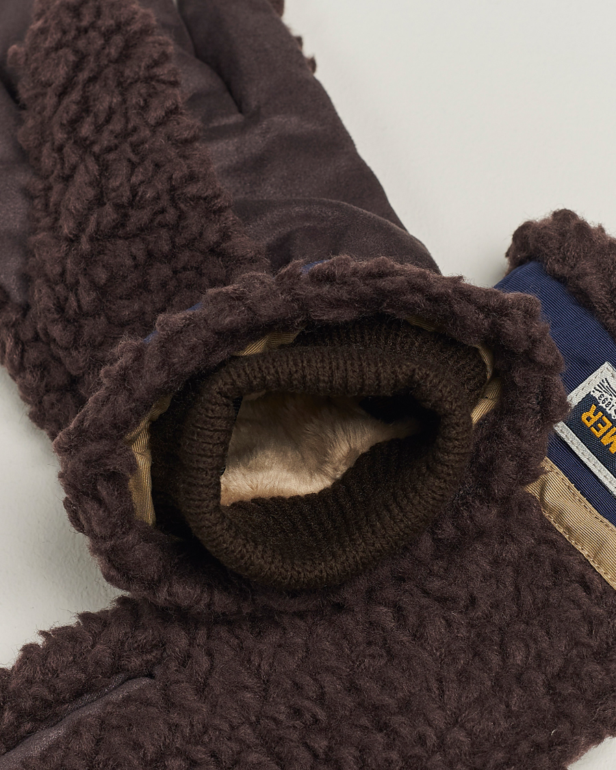 Heren | Elmer by Swany | Elmer by Swany | Sota Wool Teddy Gloves Brown