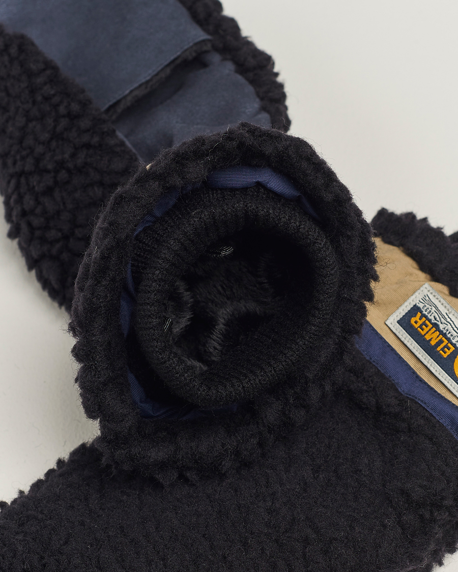 Heren | Afdelingen | Elmer by Swany | Miyo Wool Teddy Mittens Black