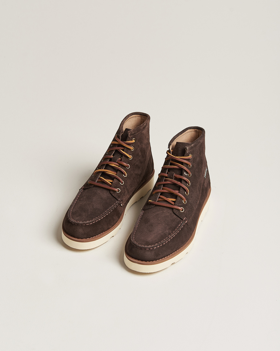 Heren | Afdelingen | Sebago | Tala Oiled Suede Mid Boot Dark Brown