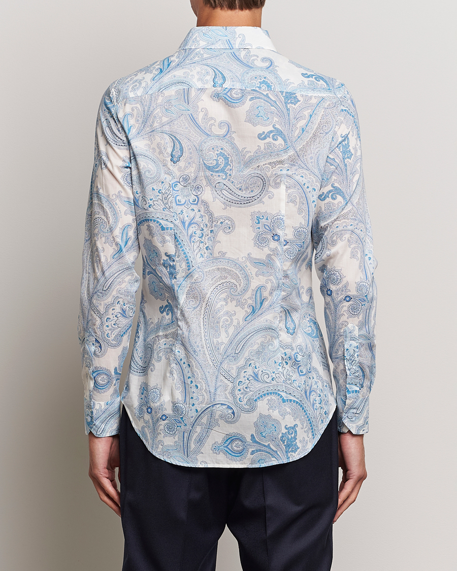 Heren | Overhemden | Etro | Slim Fit Paisley Shirt Azzurro