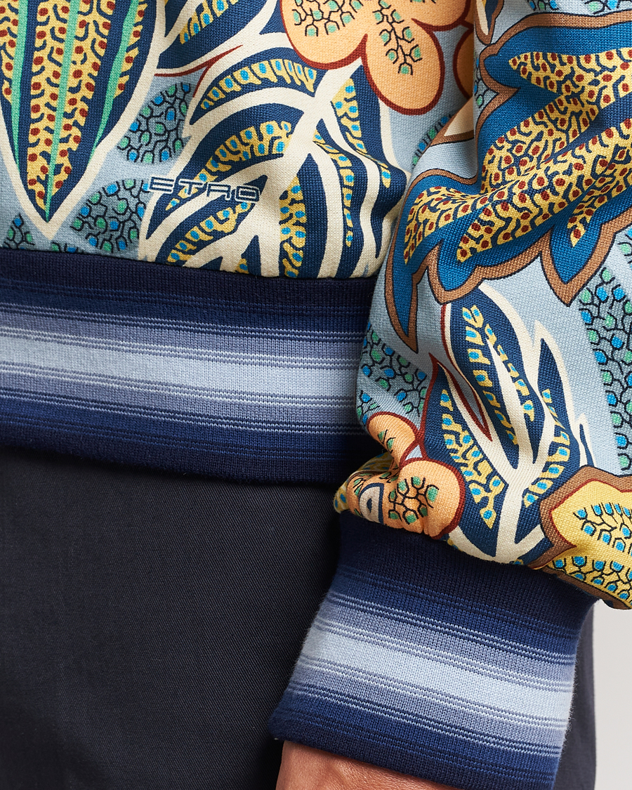 Heren | Truien | Etro | Jungle Printed Sweatshirt Azzurro