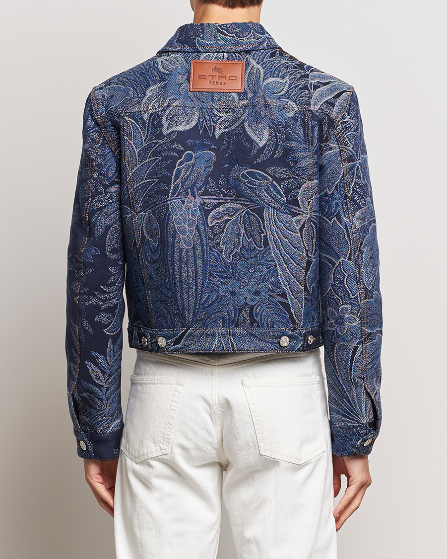 Heren | Jassen | Etro | Jacquard Denim Jacket Azzurro