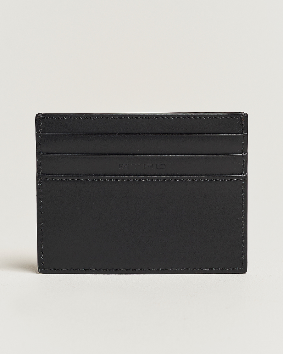 Heren | Etro | Etro | Logo Embossed Cardholder Black