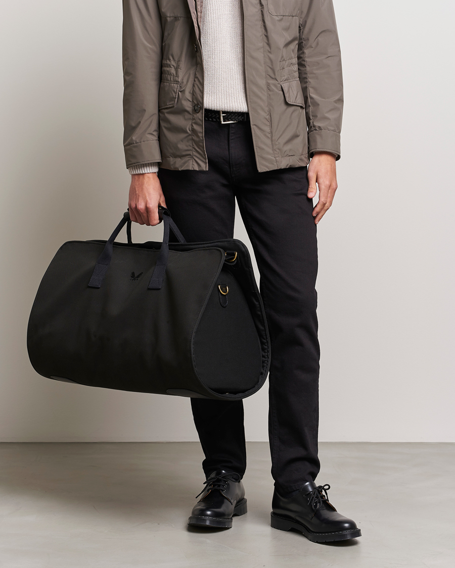 Heren | Accessoires | Bennett Winch | Canvas Suit Carrier Holdall Black