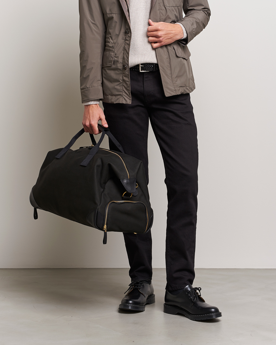 Men | Bags | Bennett Winch | Canvas Weekender Black