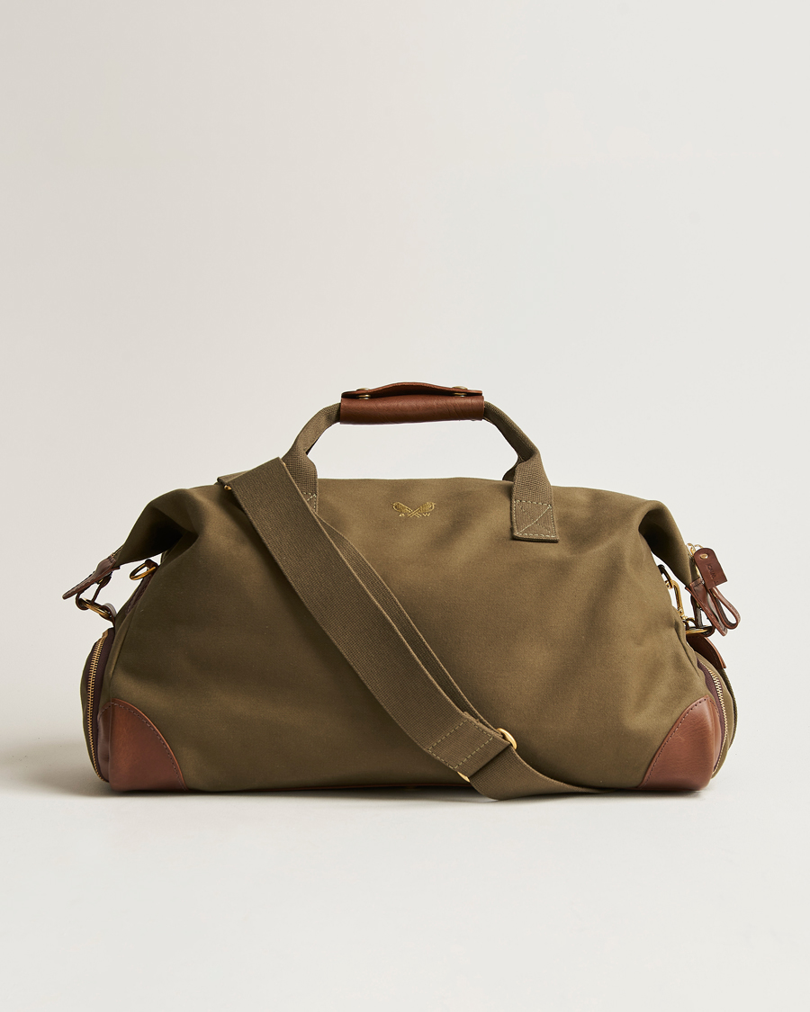 Heren | Tassen | Bennett Winch | Canvas Weekender Olive
