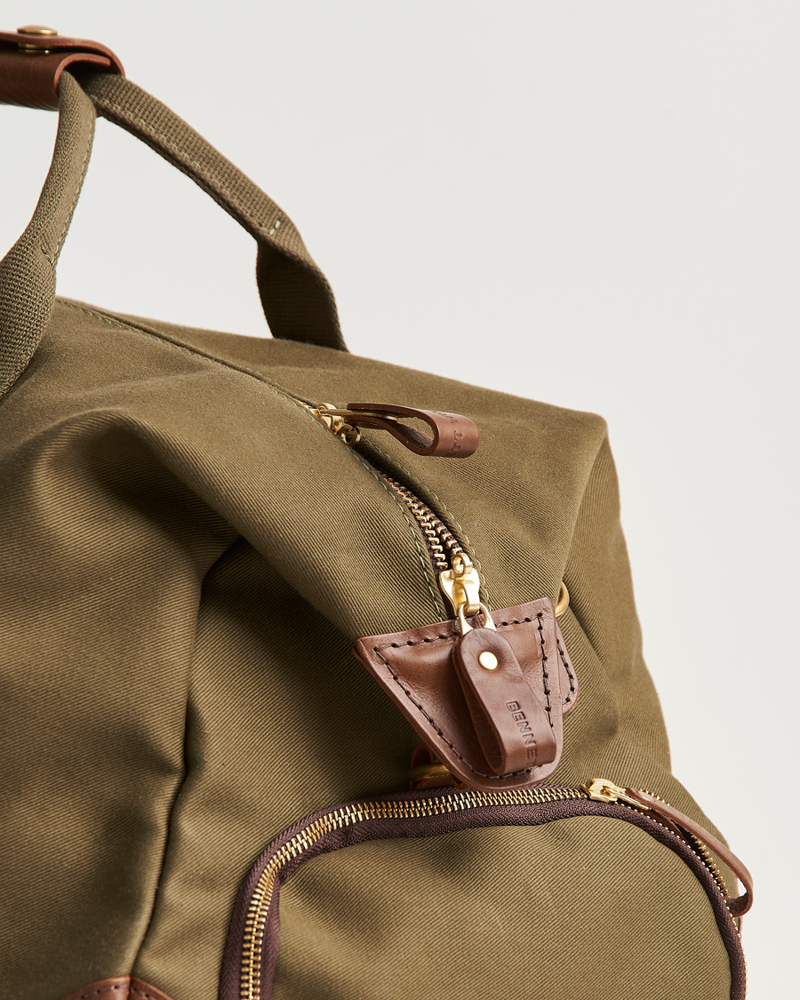 Heren | Tassen | Bennett Winch | Canvas Weekender Olive