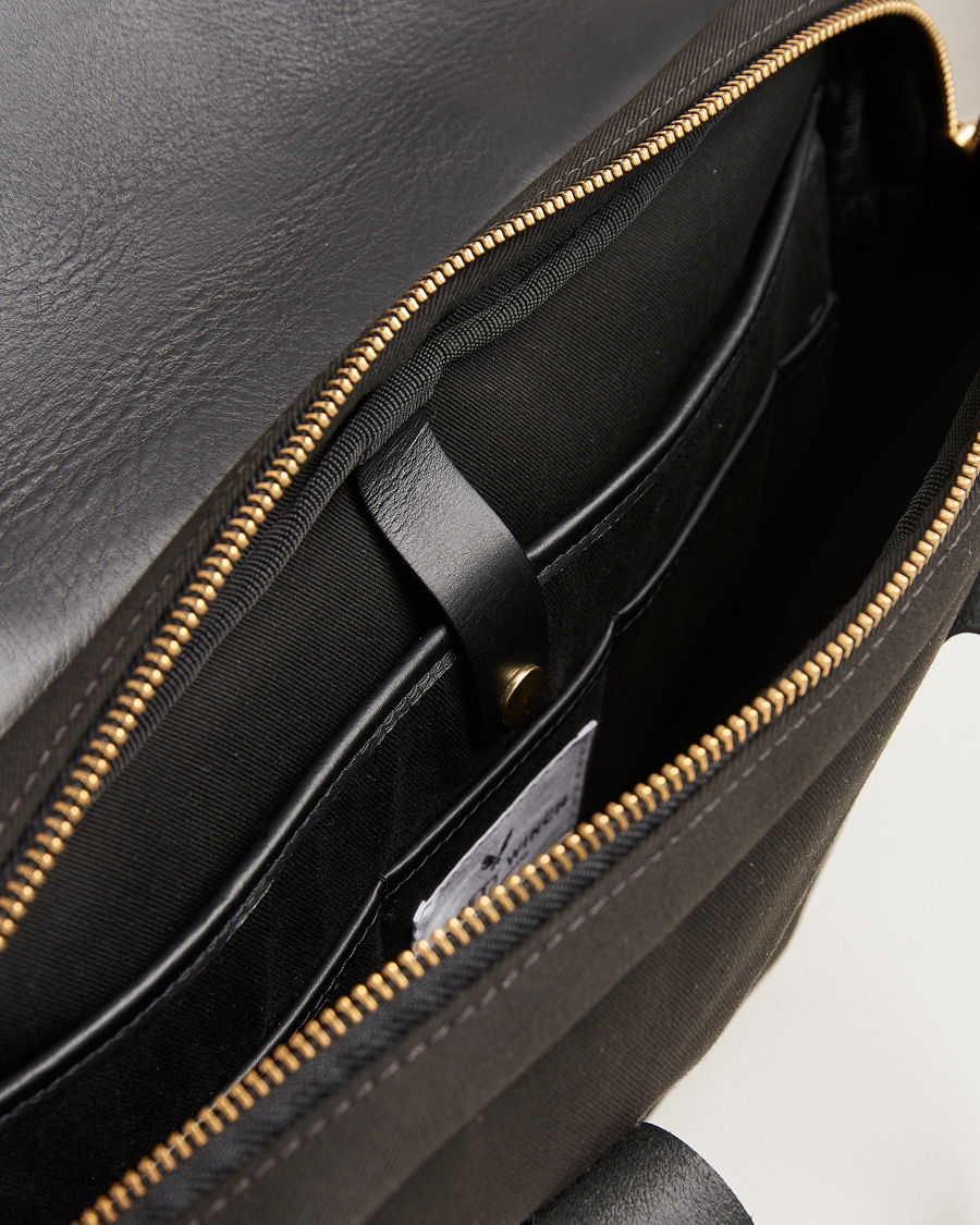 Heren | Tassen | Bennett Winch | Canvas Briefcase Black