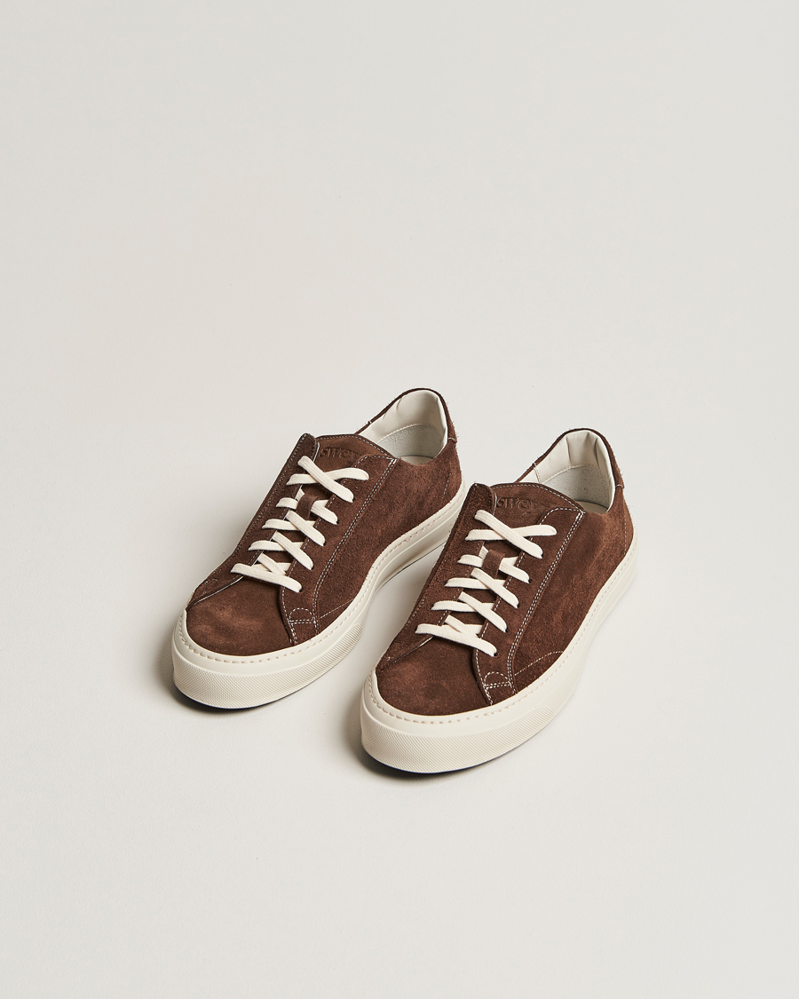 Heren | Afdelingen | Sweyd | Base Rugged Suede Sneaker Brown