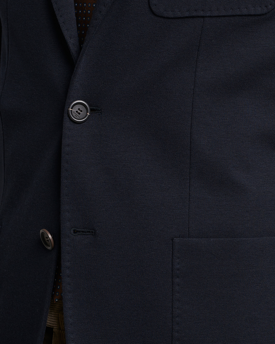 Heren | Blazers | Canali | Jersey Blazer Navy