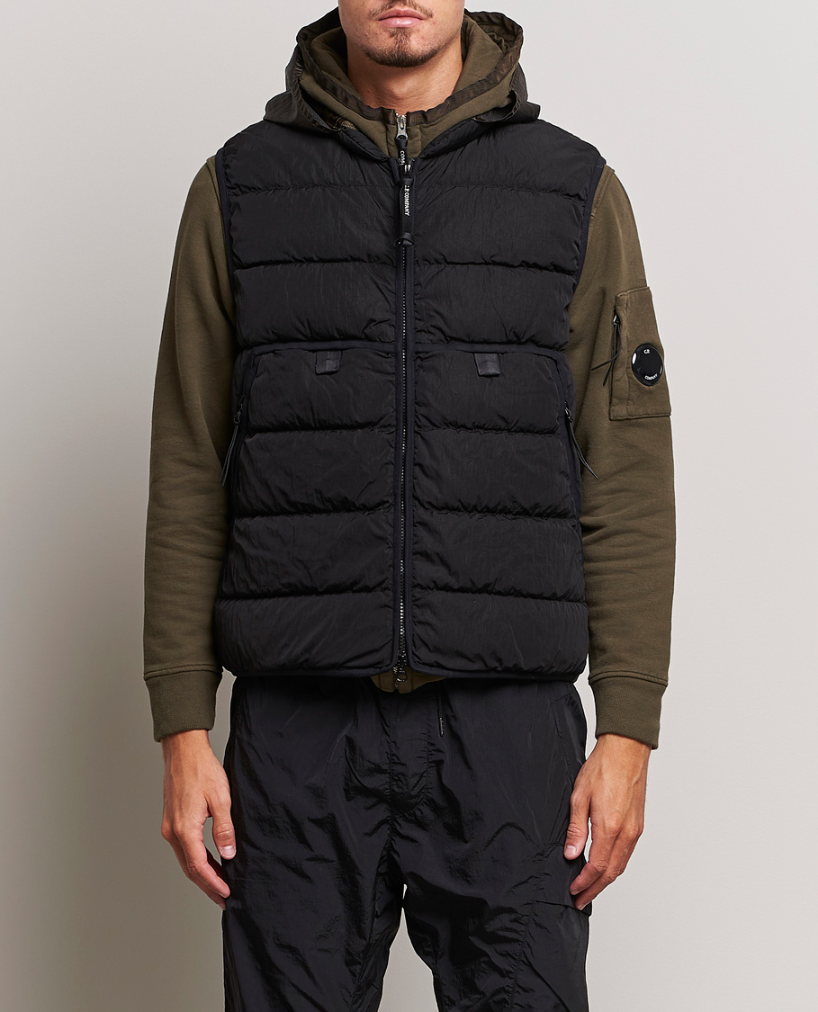 Heren | Jassen | C.P. Company | Eco-Chrome R Lightweight Down Vest Black