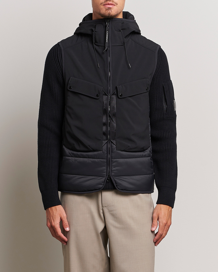 Heren | Jassen | C.P. Company | CP Shell - R Mixed Goggle Vest Black