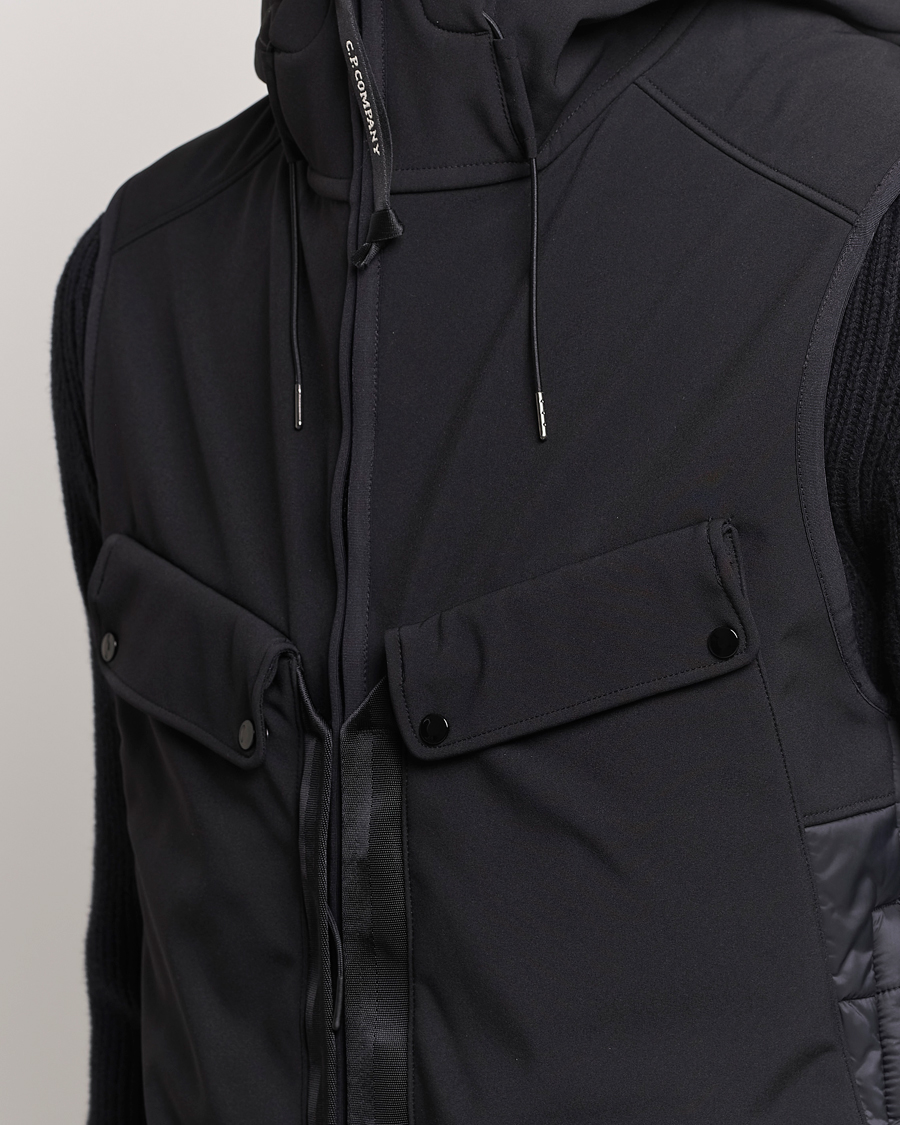 Heren | Jassen | C.P. Company | CP Shell - R Mixed Goggle Vest Black