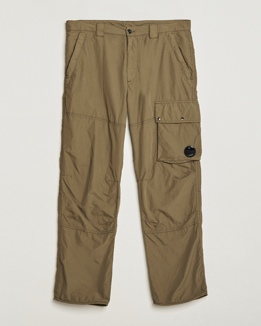 Heren | Broeken | C.P. Company | Flatt Nylon Cargo Pants Light Brown