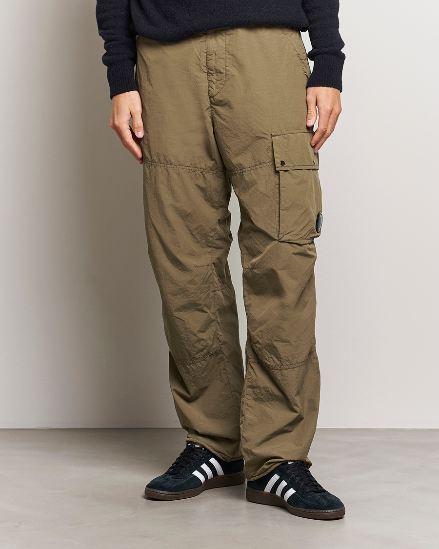Heren | Broeken | C.P. Company | Flatt Nylon Cargo Pants Light Brown