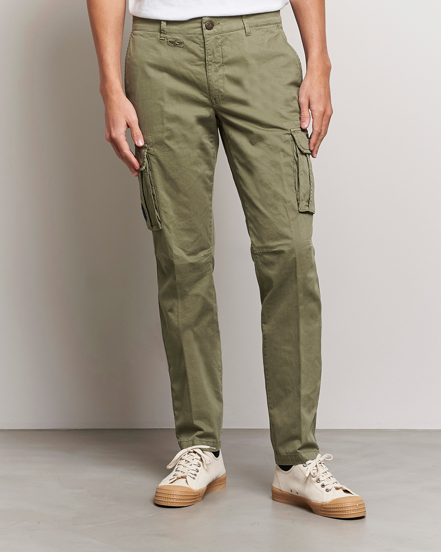 Heren | Broeken | Aeronautica Militare | Cotton Cargo Pants Green