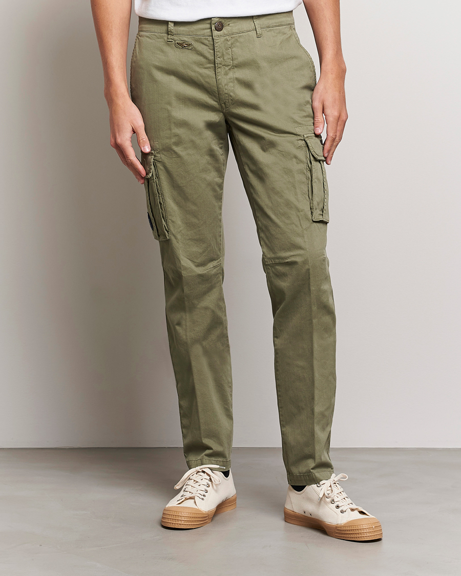 Men | Sale | Aeronautica Militare | Cotton Cargo Pants Green