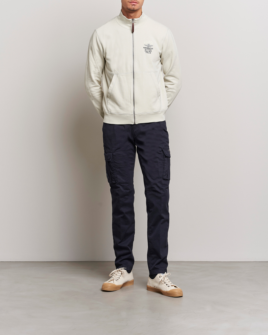 Heren | Broeken | Aeronautica Militare | Cotton Cargo Pants Navy