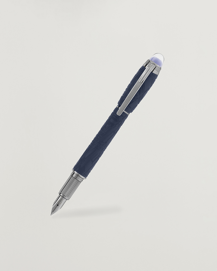 Heren | Montblanc Starwalker SpaceBlue Resin Fountain Pen Blue | Montblanc | Starwalker SpaceBlue Resin Fountain Pen Blue