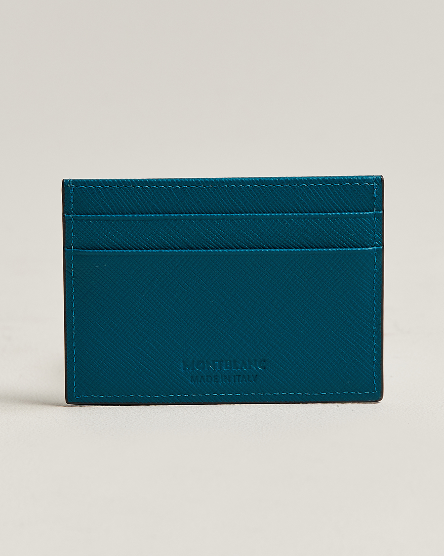 Men |  | Montblanc | Sartorial Card Holder 5cc Fern Blue